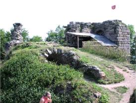 Hrad Kumburk - horní část